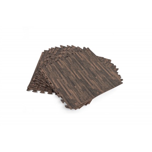 Pěnový koberec do zahradního bazénu Imitace dřeva 12 ks 50x50cm BESTWAY