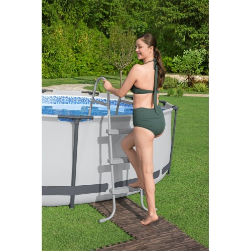 Pěnový koberec do zahradního bazénu Imitace dřeva 12 ks 50x50cm BESTWAY