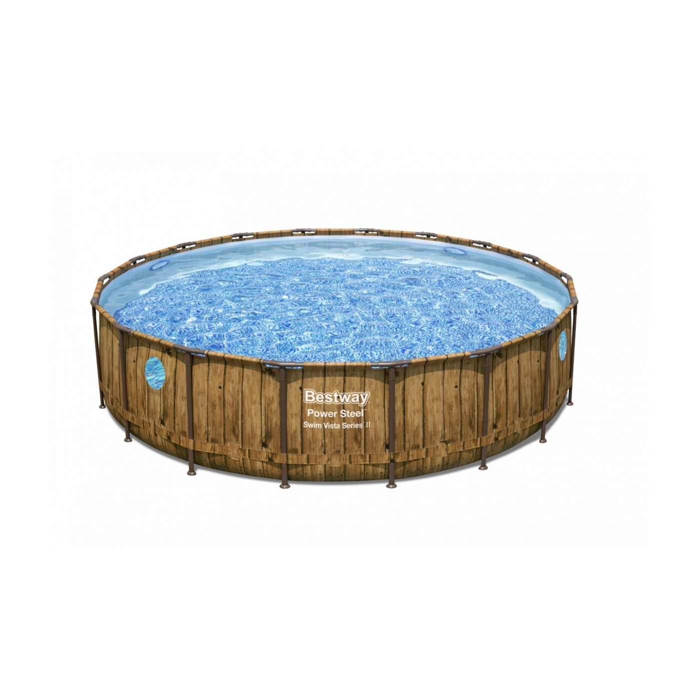Power Steel Swim Vista Series 549x122 Kulatý 18ft BESTWAY 7v1 Rack Pool