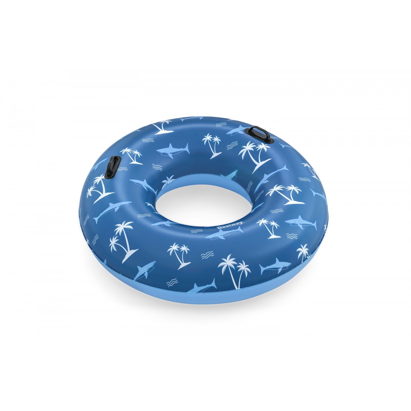 Plavecké kolo BESTWAY Blue Shark 119cm Vinyl + 2 madla