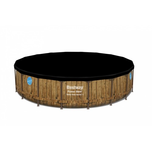 Power Steel Swim Vista Series 549x122 Kulatý 18ft BESTWAY 7v1 Rack Pool