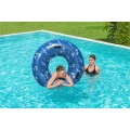 Plavecké kolo BESTWAY Blue Shark 119cm Vinyl + 2 madla