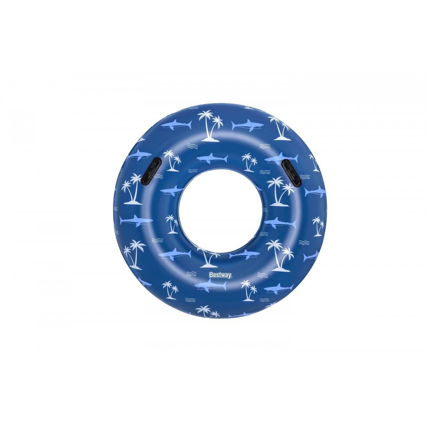 Plavecké kolo BESTWAY Blue Shark 119cm Vinyl + 2 madla