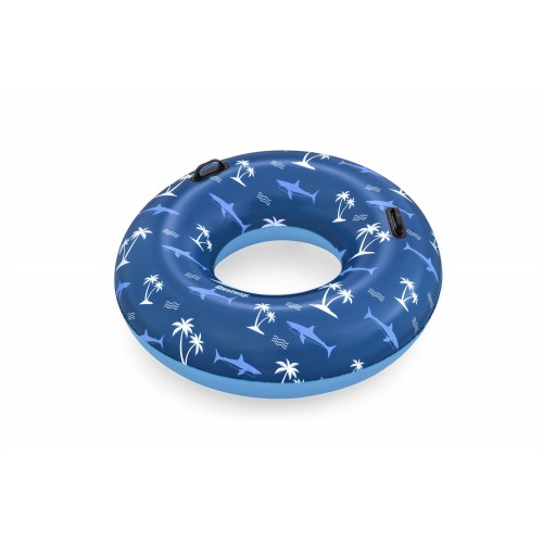 Plavecké kolo BESTWAY Blue Shark 119cm Vinyl + 2 madla