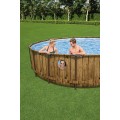 Power Steel Swim Vista Series 549x122 Kulatý 18ft BESTWAY 7v1 Rack Pool