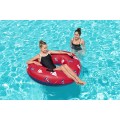 BESTWAY červené lodě 119cm vinyl + 2 madla plavecké kolo