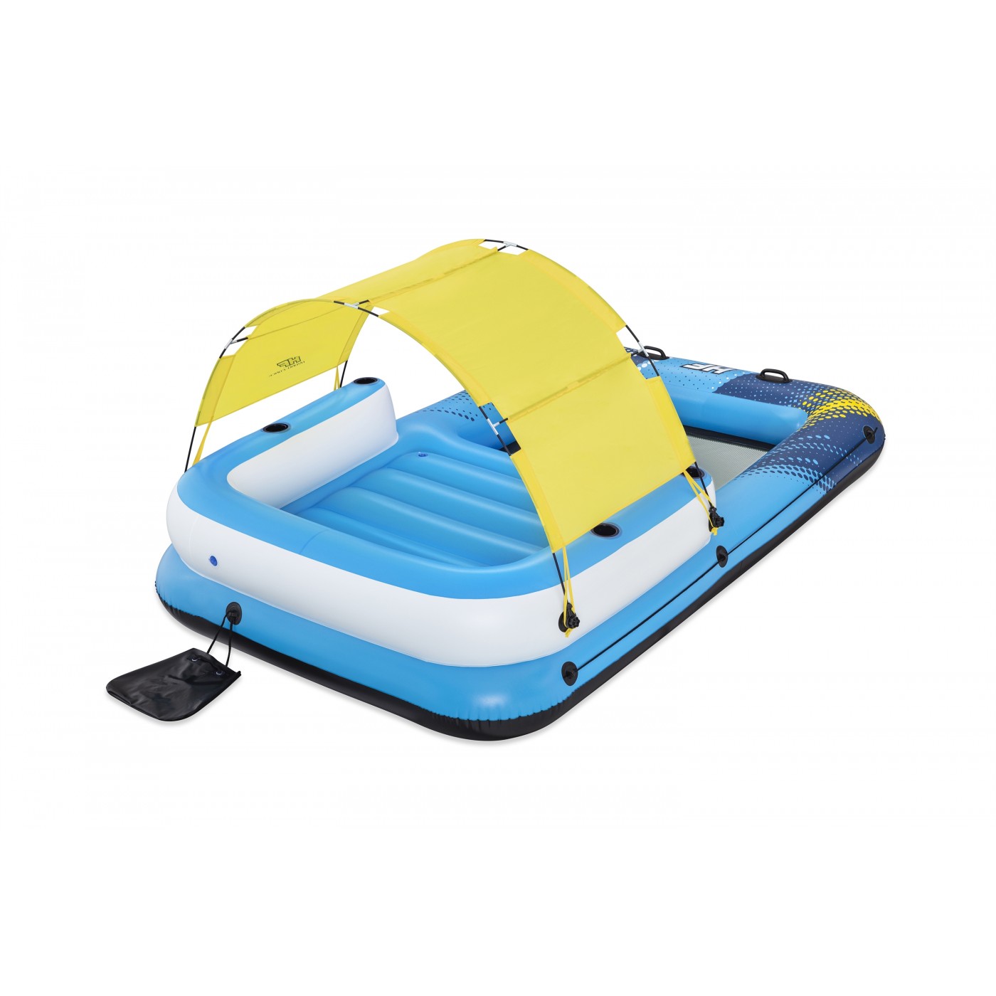 Plavecký ostrov Matrace pro 4 osoby 305X186X58CM BESTWAY + kšilt + síťované dno