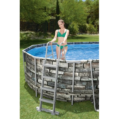 Bazén Stelazowy 610 cm x 366 cm x 122 cm, Power Steel Swim