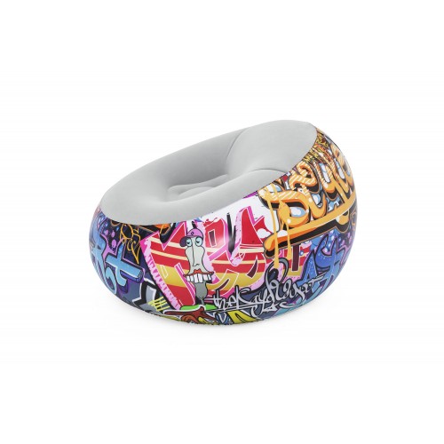 Nafukovací graffiti křeslo BESTWAY