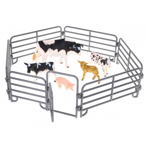 Farmářský set s figurkami a doplňky pro děti 3+ Farmáři + zvířata + vybavení