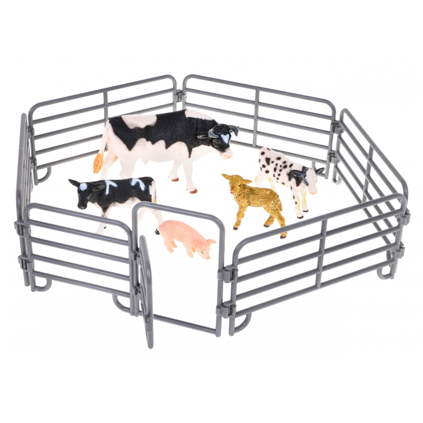 Farmářský set s figurkami a doplňky pro děti 3+ Farmáři + zvířata + vybavení