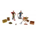 Farmářský set s figurkami a doplňky pro děti 3+ Farmáři + zvířata + vybavení