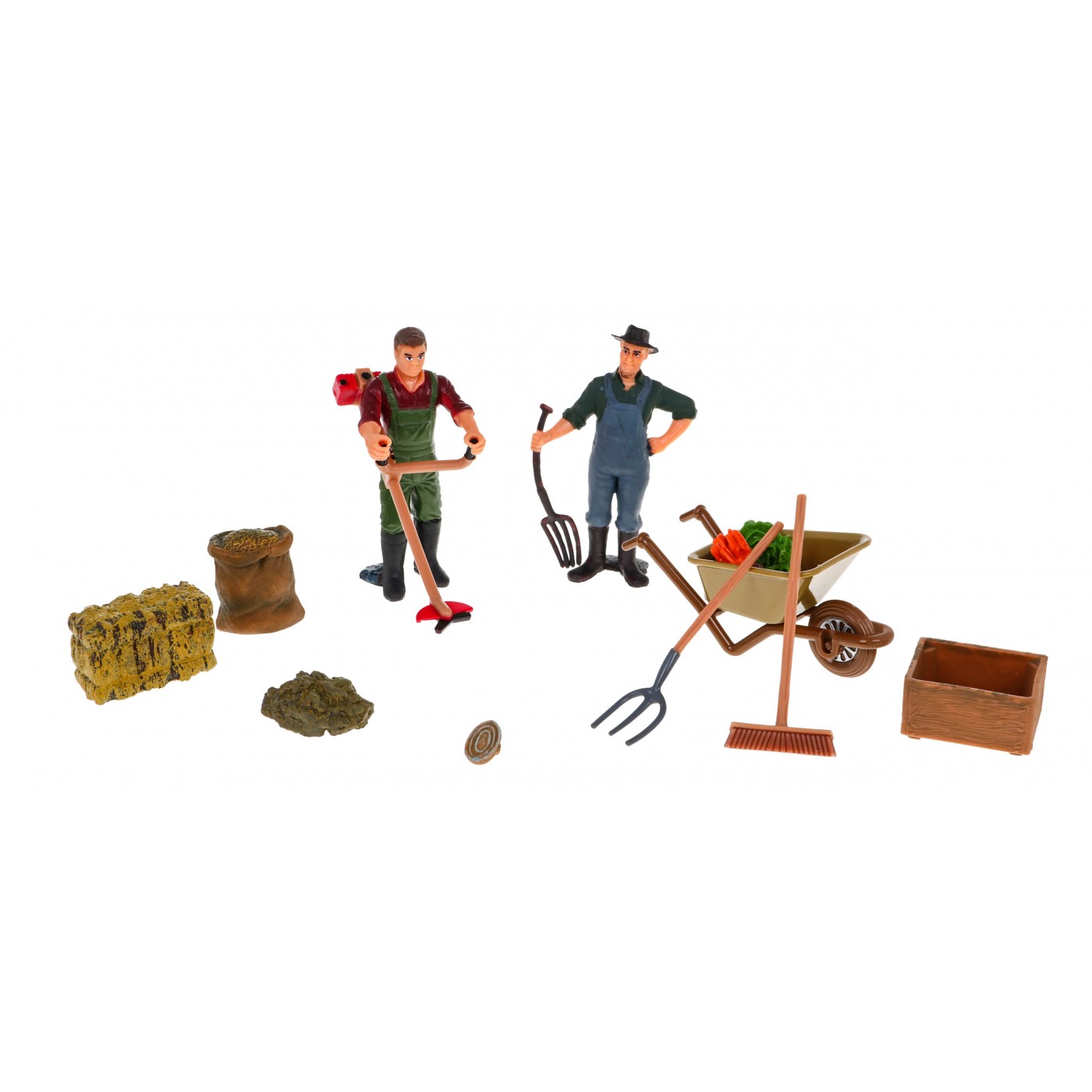 Farmářský set s figurkami a doplňky pro děti 3+ Farmáři + zvířata + vybavení