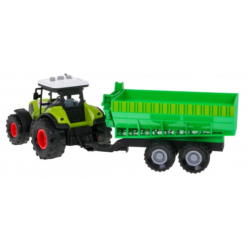 Interaktivní traktor s přívěsem + podavač slime pro děti 3+ zvukové světelné efekty