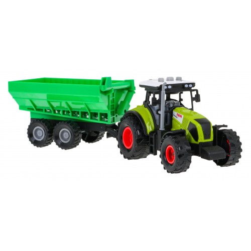 Interaktivní traktor s přívěsem + podavač slime pro děti 3+ zvukové světelné efekty
