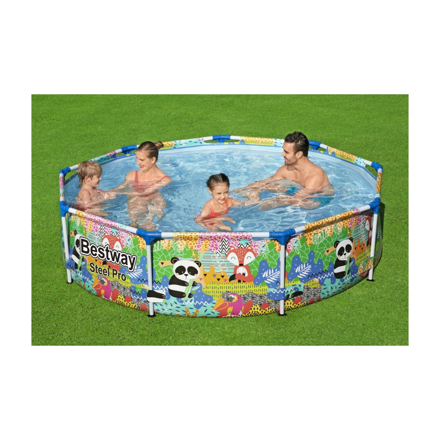 Dětský bazén Steel Pro Animal of the World BESTWAY 274X66CM 9 stop