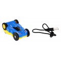 Interaktivní závodní dráha s tunelem + oboustranné auto pro děti 3+ Zvuky Světla 80 el.