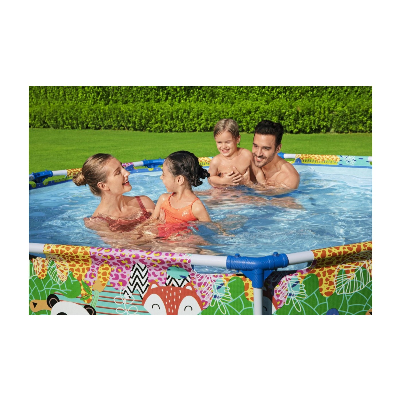 Dětský bazén Steel Pro Animal of the World BESTWAY 274X66CM 9 stop