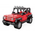 Technické bloky CaDA 317 el. červená Pull-back off-roader pro děti 6+