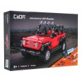 Technické bloky CaDA 317 el. červená Pull-back off-roader pro děti 6+