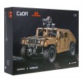 Technické bloky CaDA 3935 el. Vojenské vozidlo Humvee 1:8 pro děti 8+