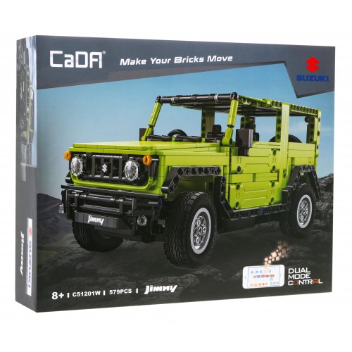 Technické bloky CaDA 579 el. Dálkové ovládání Suzuki Jimny Off-Road auto 1:12