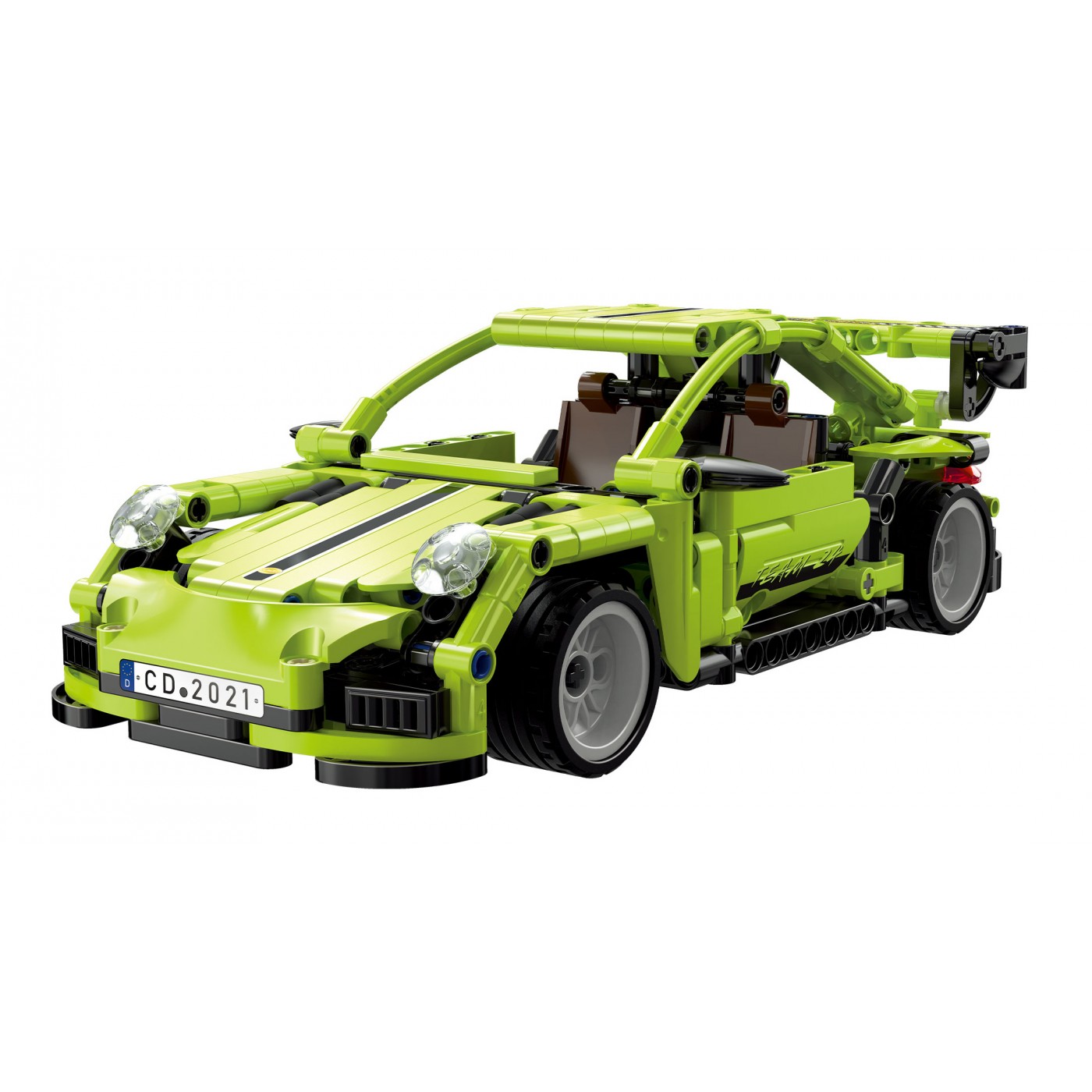 Technické bloky CaDA 387 el. Legendární sportovní auto se stahovacím pohonem pro děti 6+