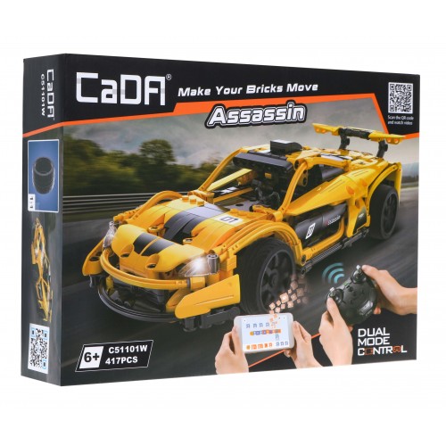 Technické bloky CaDA 417 el. Dálkové ovládání Assassin Race auto pro děti 6+