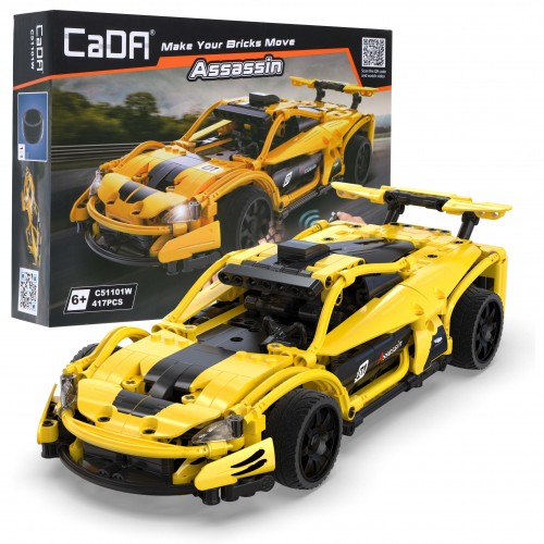 Technické bloky CaDA 417 el. Dálkové ovládání Assassin Race auto pro děti 6+