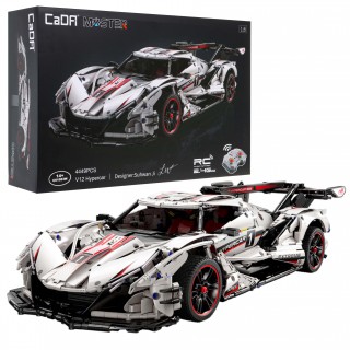 Technické bloky CaDA 4449 el. Dálkově ovládaný V12 Hyperauto Sports auto Master