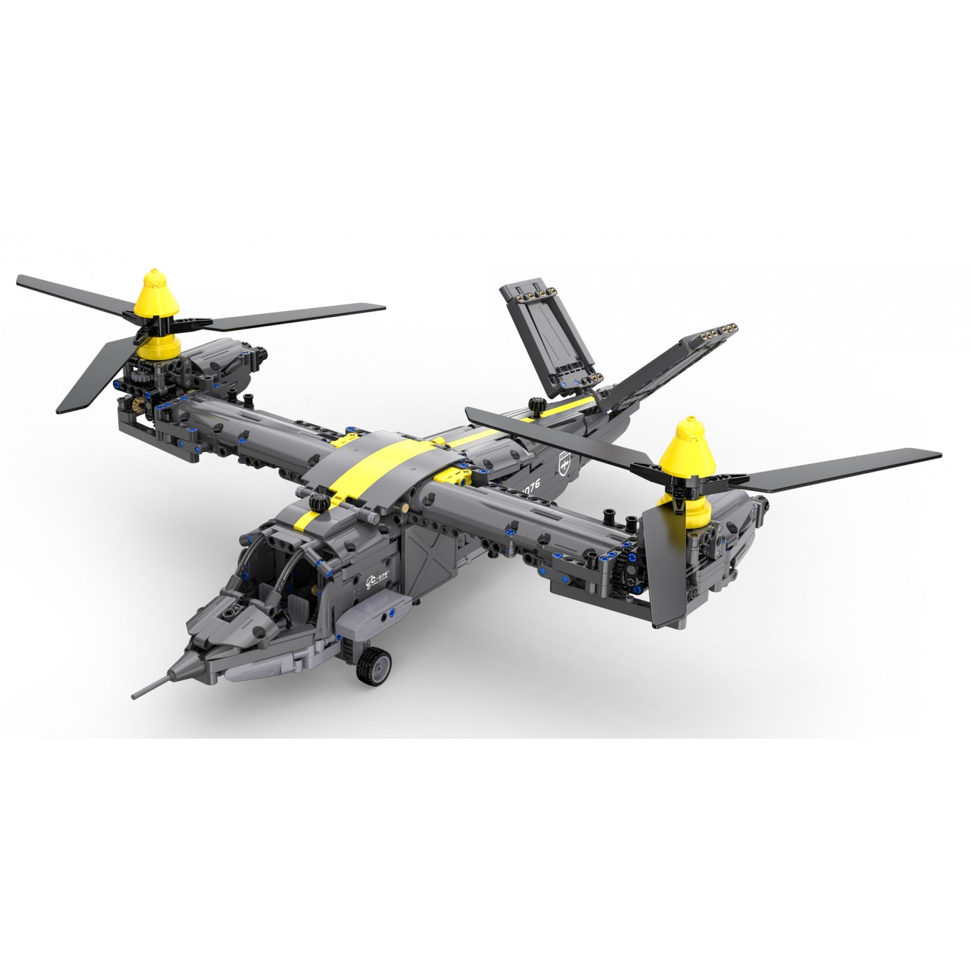 Technické bloky CaDA 1424 el. Dětský vrtulník Tiltrotor Aircraft 6+ pohyblivých dílů