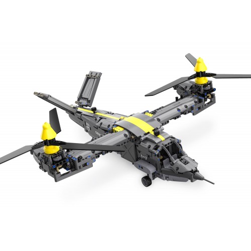 Technické bloky CaDA 1424 el. Dětský vrtulník Tiltrotor Aircraft 6+ pohyblivých dílů