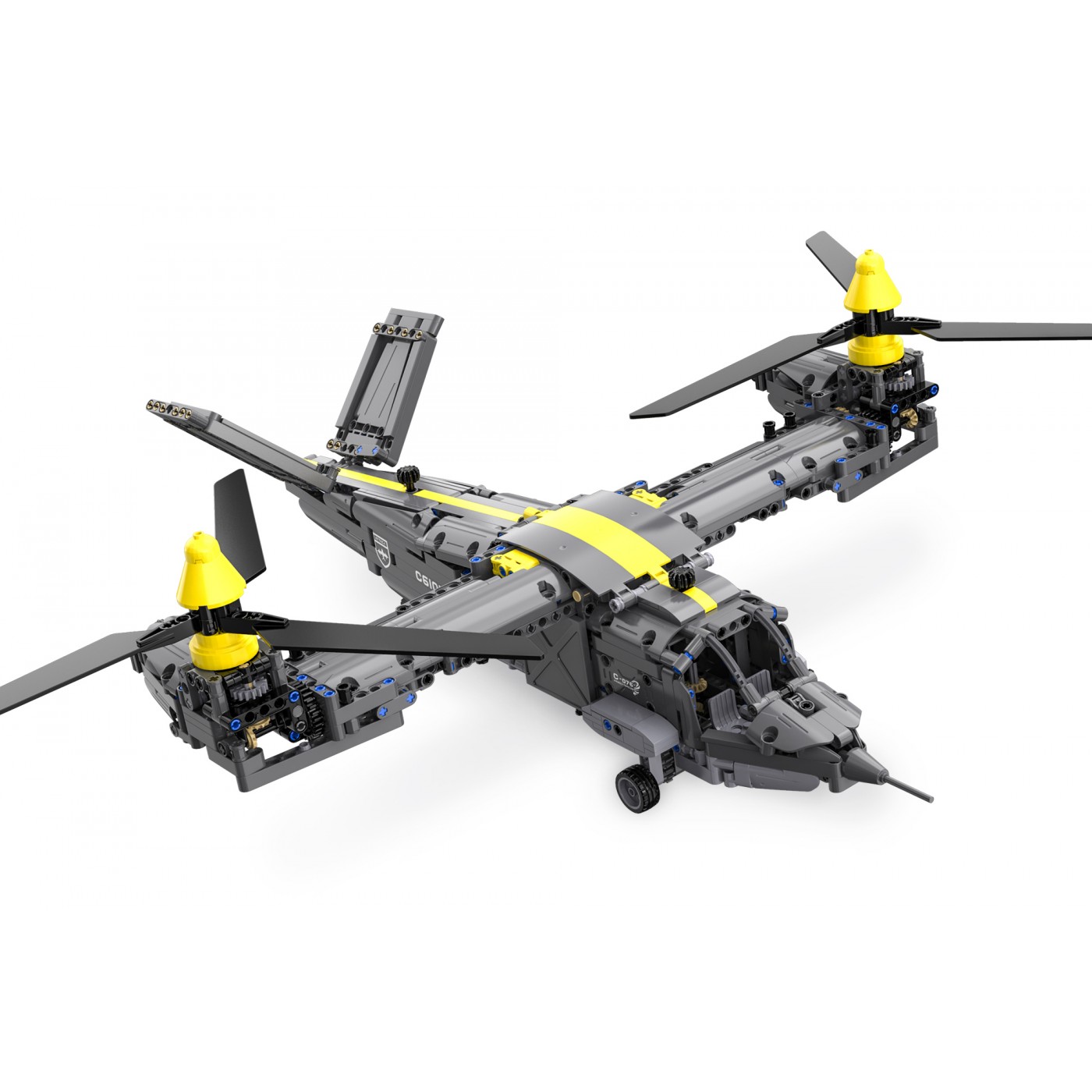 Technické bloky CaDA 1424 el. Dětský vrtulník Tiltrotor Aircraft 6+ pohyblivých dílů