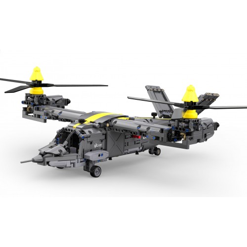 Technické bloky CaDA 1424 el. Dětský vrtulník Tiltrotor Aircraft 6+ pohyblivých dílů