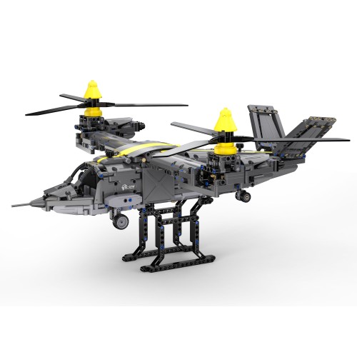 Technické bloky CaDA 1424 el. Dětský vrtulník Tiltrotor Aircraft 6+ pohyblivých dílů
