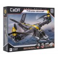 Technické bloky CaDA 1424 el. Dětský vrtulník Tiltrotor Aircraft 6+ pohyblivých dílů