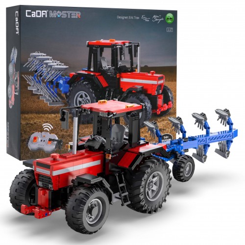 Technické bloky CaDA Master 1675 el. Traktor s dálkovým ovládáním Eric Trax Plug-in