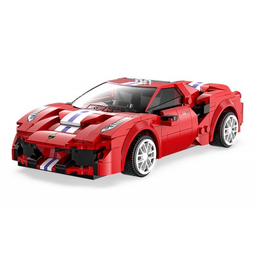 Technické bloky CaDA 306 el. Dálkové ovládání 488 Závodní auto Sportovní auto