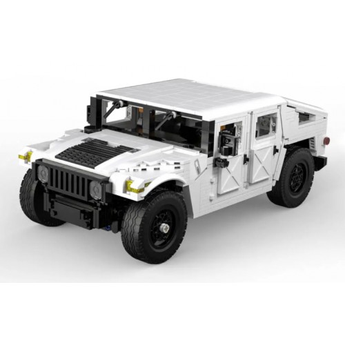 Technické bloky CaDA 1386 el. Vojenské vozidlo Humvee 1:12 pro děti 8+