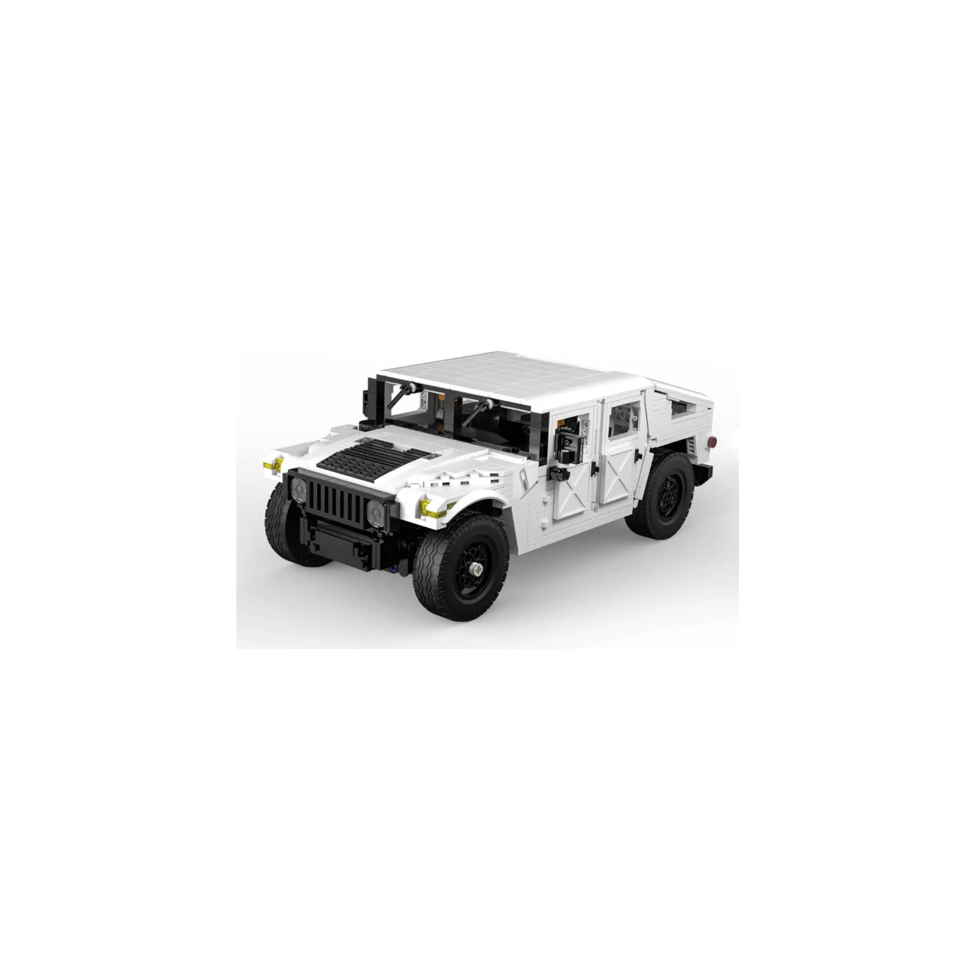 Technické bloky CaDA 1386 el. Vojenské vozidlo Humvee 1:12 pro děti 8+