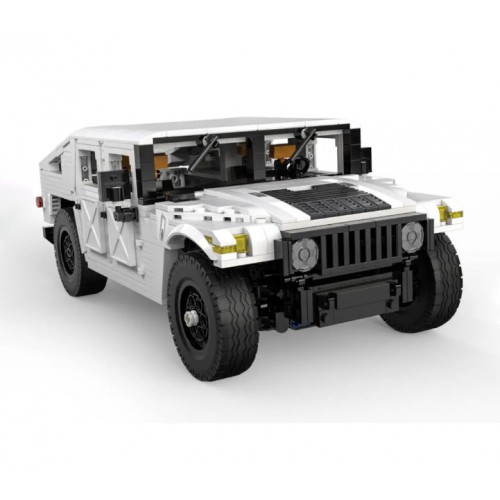 Technické bloky CaDA 1386 el. Vojenské vozidlo Humvee 1:12 pro děti 8+