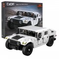Technické bloky CaDA 1386 el. Vojenské vozidlo Humvee 1:12 pro děti 8+