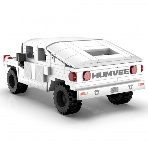 Technické bloky CaDA 328 el. Vojenské vozidlo Humvee 1:24 pro děti 8+