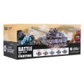 Dálkové ovládání Leopard 2A6 Dětská 3 Nádrž + Zelená 1:18 Kouřová funkce + 2,4 GHz Dálkové ovládání + Příslušenství