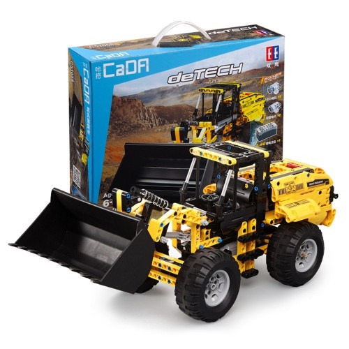 Technické bloky CaDA 491 el. Buldozer Buldozer pro děti 6+
