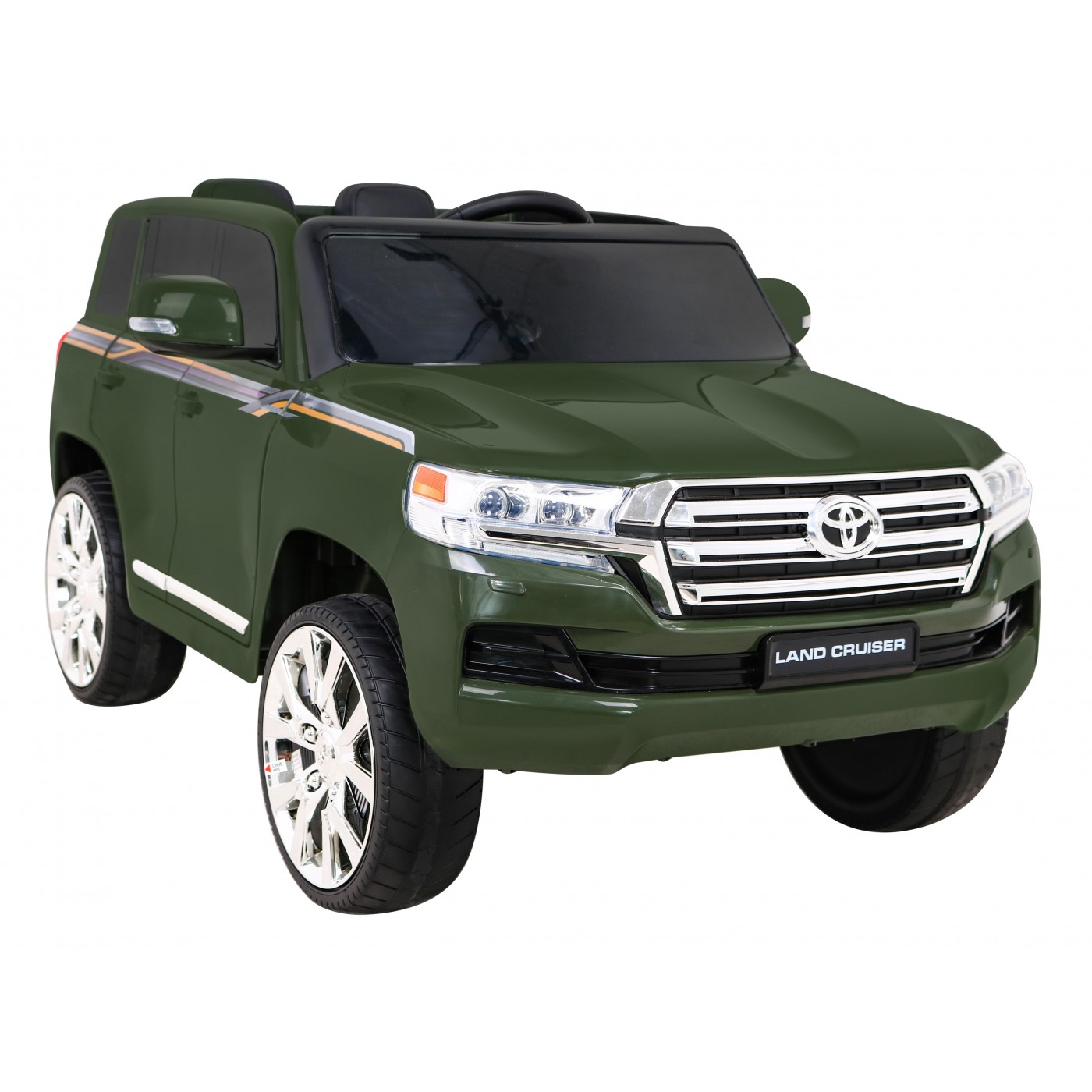 Toyota Land Cruiser Bateriově napájené Zelené dálkové úložiště EVA Pomalý start LED MP3