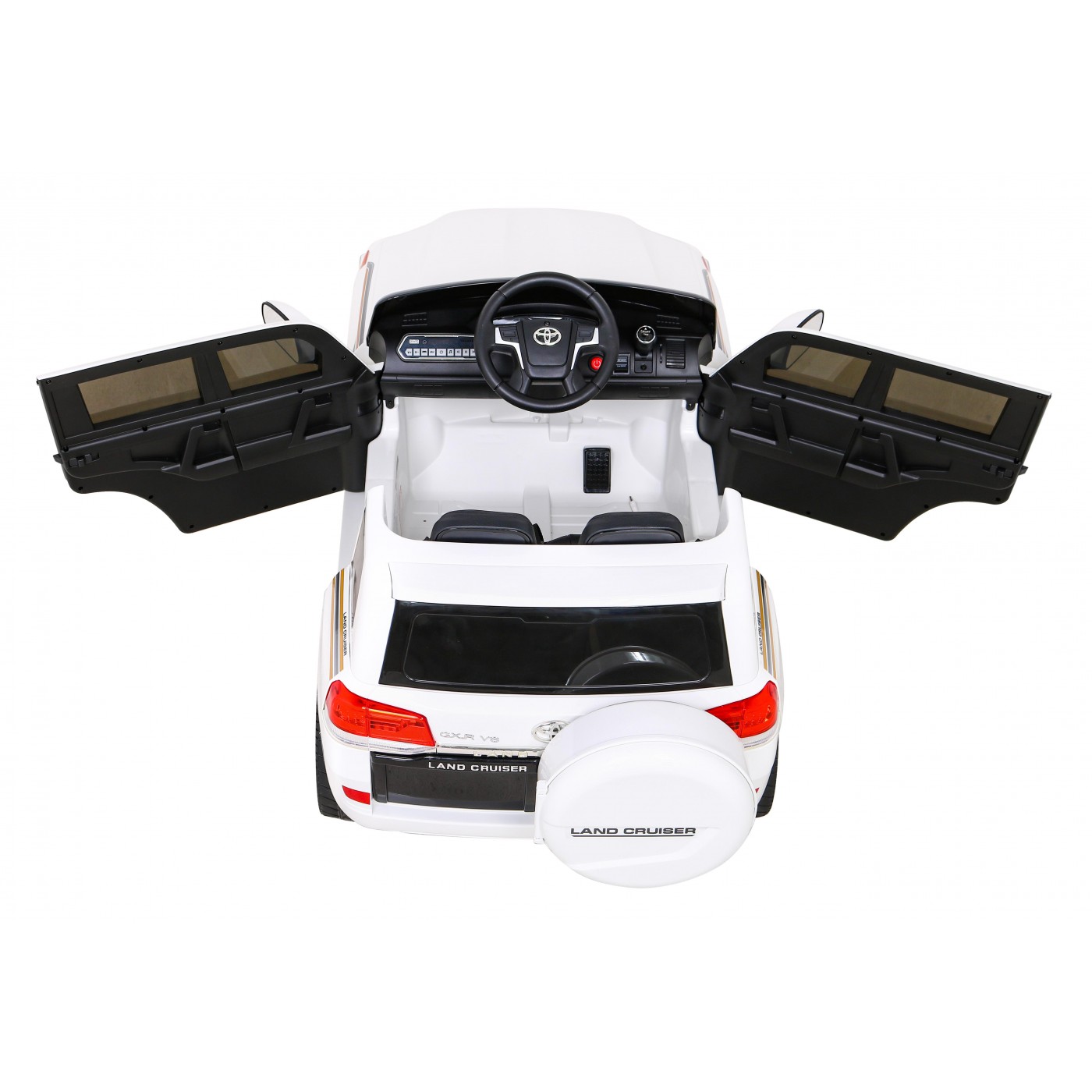 Toyota Land Cruiser Bateriové Bílé Dálkové Úložiště EVA Pomalý Start LED MP3