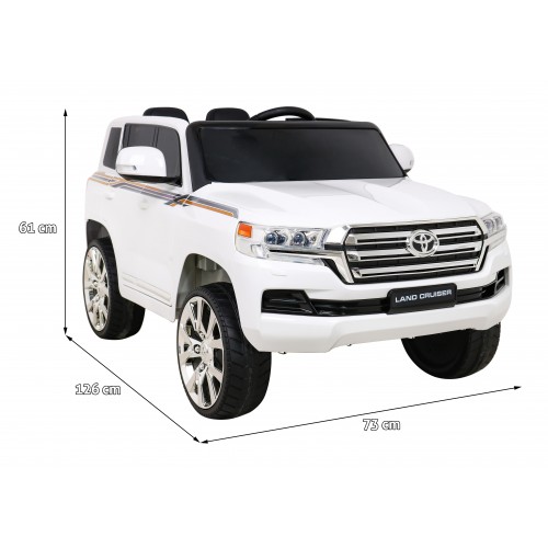 Toyota Land Cruiser Bateriové Bílé Dálkové Úložiště EVA Pomalý Start LED MP3