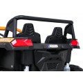 Buggy ATV Racing pro 2 děti zlatá + pohon 4x4 + dálkové ovládání + pomalý start + MP3 LED
