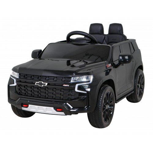 Elektrické dětské auto Chevrolet Tahoe černé  + dálkové ovládání + EVA + MP3 rádio + LED